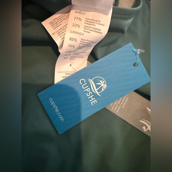 Cupshe Lace-Up One-Piece Swimsuit - Picture 4 of 4